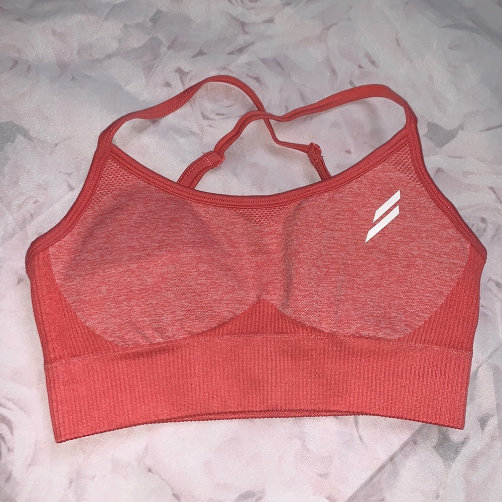 Do You Even Peach Pink Sports Bra
